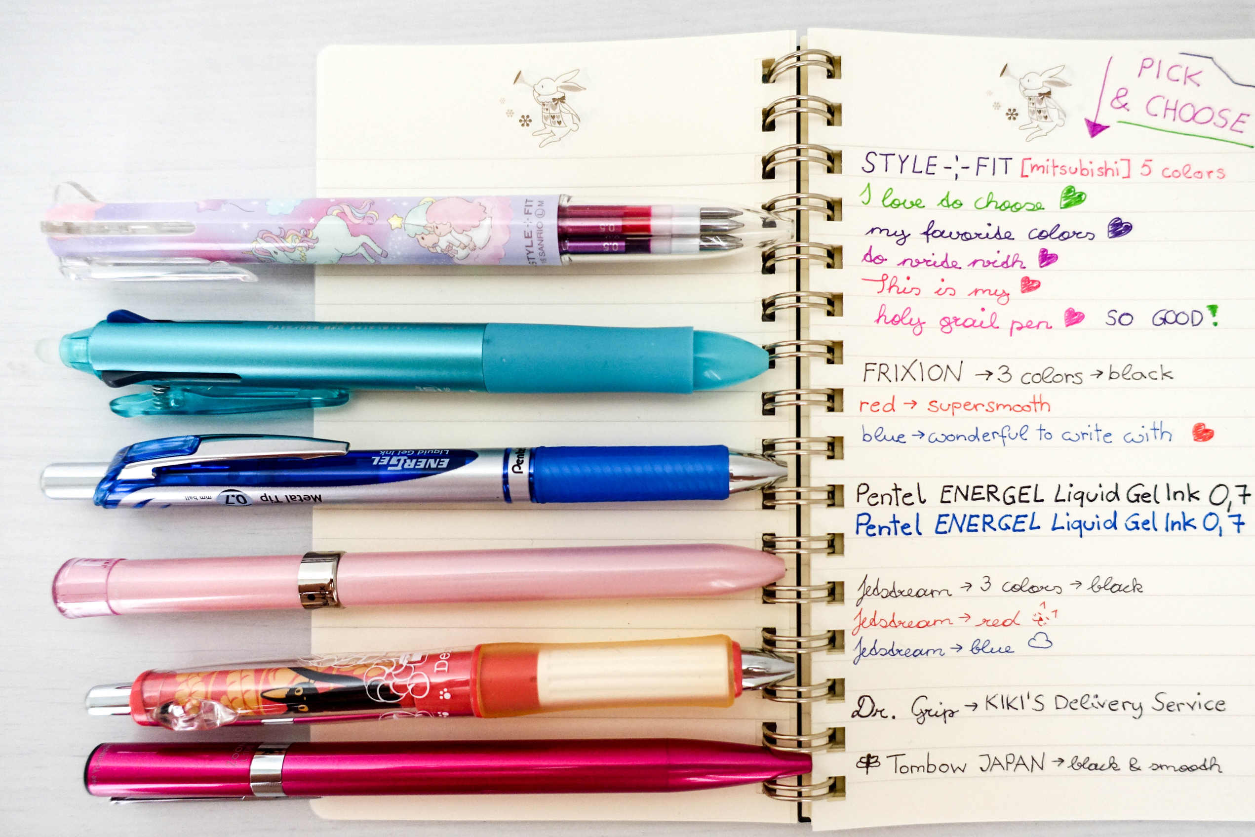 The Japan stationery haul, Part 1: The pens (and a few pencils