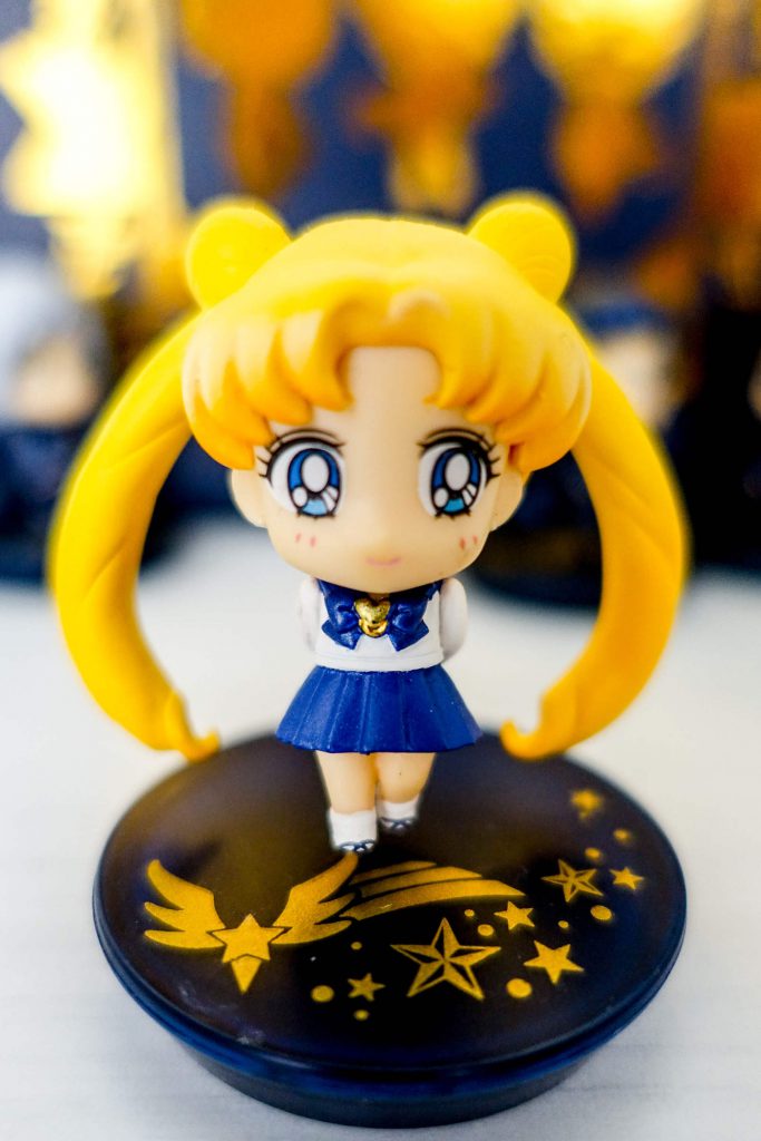 Usagi Tsukino in her highschool uniform.