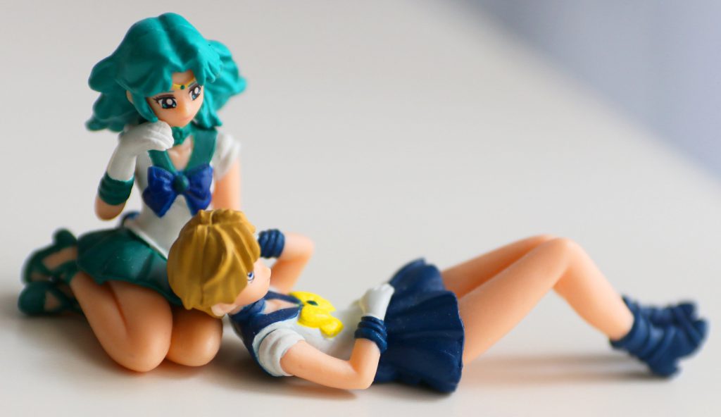 Sailor Neptune & Sailor Uranus gashapon