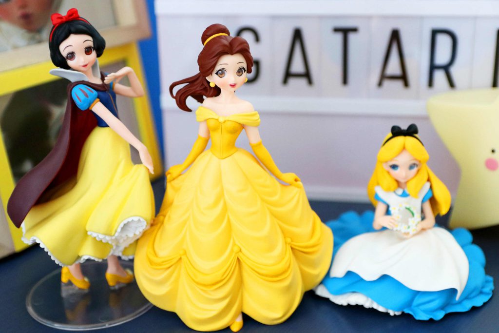 Princess Belle Doll Cake Topper - White